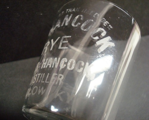 Altes Hancock Rye Whiskey Schnapsglas Pre Pro Ludlow KY wenig besser als nötig - Bild 8 von 12
