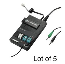 Plantronics MX 10 Headphone Amplifier And Switcher Lot Of 5