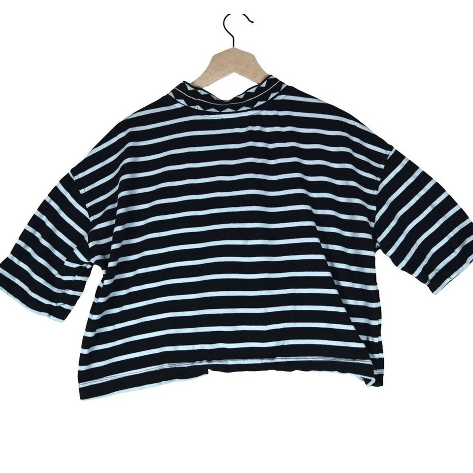 Camisa Recortada a Rayas Quiksilver Talla M De Colección Surf Y2K Años 90 Patinador Grunge Foto 3 de 4