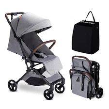 Lightweight Baby Travel Stroller with Carbor Fiber Frame, Compact & Airplane-Fri