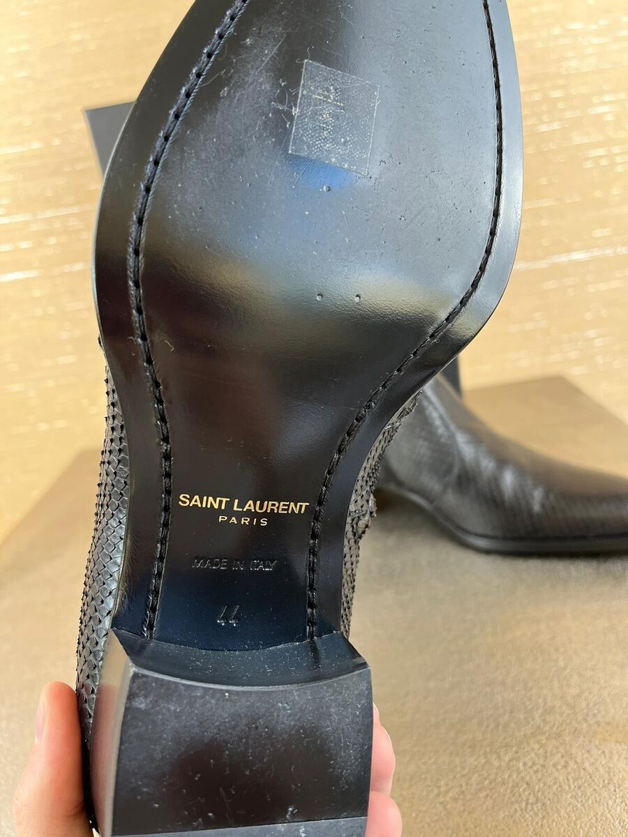 Saint Laurent Paris , Wyatt 40 Zip Booties in Python in Saint Laurent Paris , Wyatt 40 Zip Booties in Python in