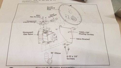 New Nordyne Honeywell 903596 624610 VR8205R2091 Furnace Gas Valve Conversion Kit - Picture 9 of 11