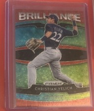 2020 Panini Prizm Brilliance Red Mojo Prizm /149 Christian Yelich #B-6