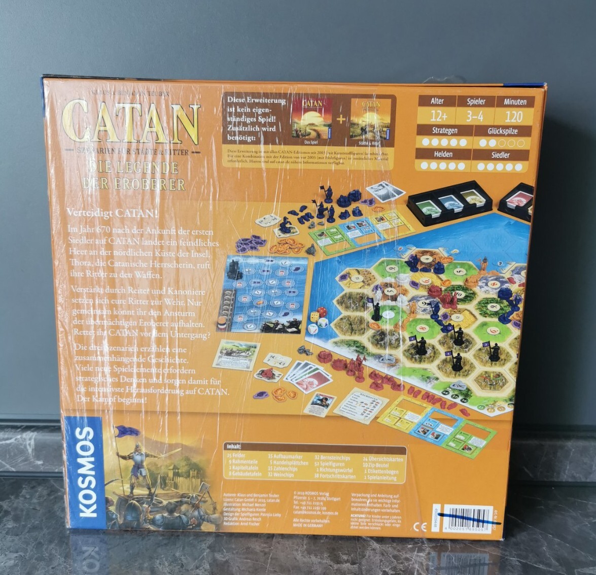 Thumbnail - Catan - Die Legende Der Eroberer (2019, Game) Die Verpackung