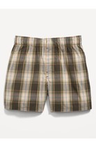 Old Navy Boys Size XL Cotton Multicolor Poplin Printed Soft Washed Boxer Shorts