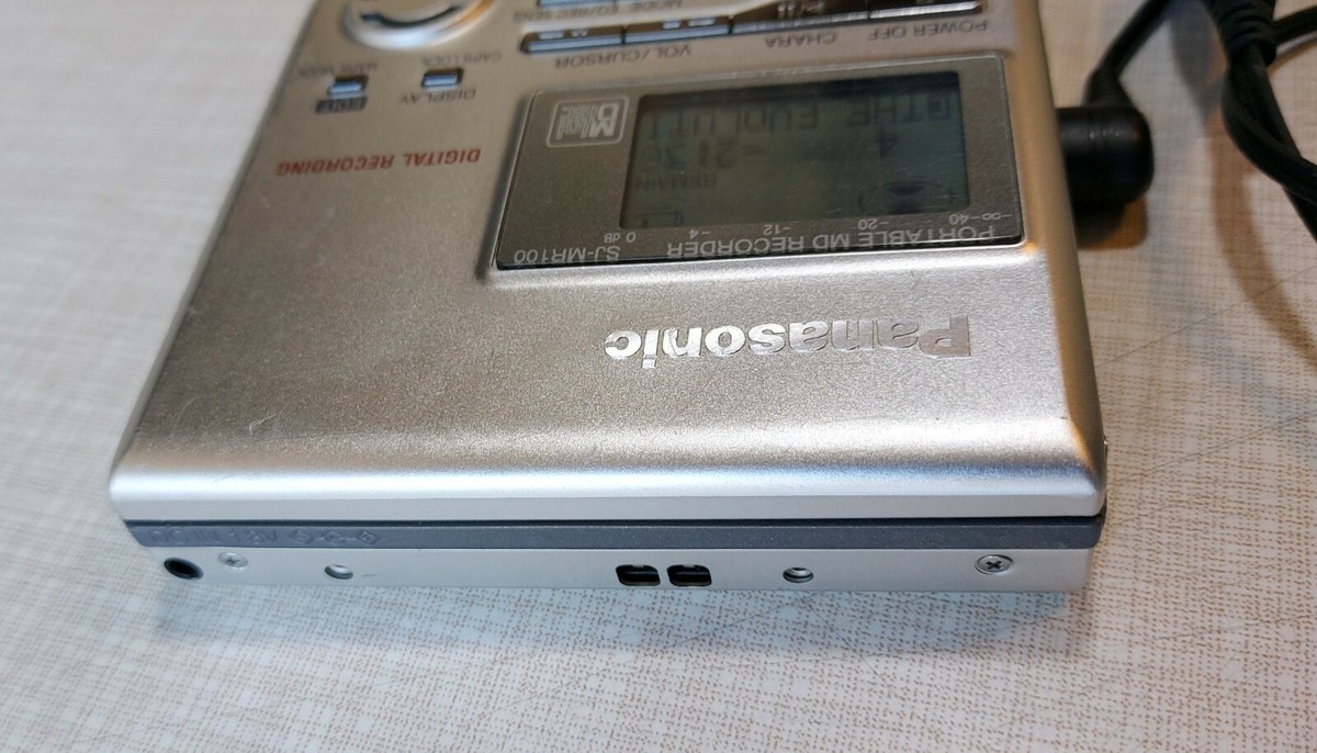 🎧 Vintage Panasonic SJ-MR100 Portable MD Recorder | eBay