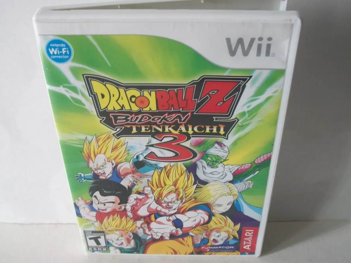 Dragon Ball Z: Budokai Tenkaichi 3 (Nintendo Wii, 2007) Complete -Tested &  Works 742725275584