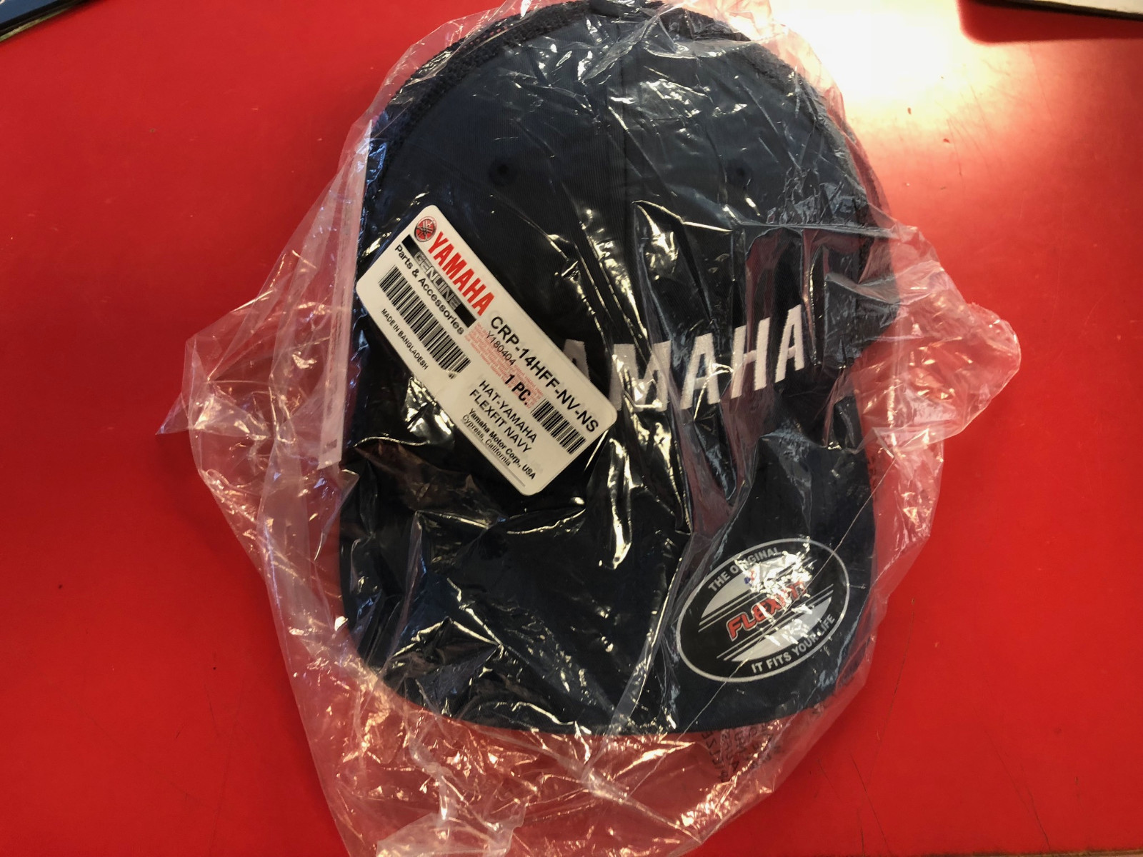 OEM Yamaha OUTBOARD WAVERUNNER Flexfit Mesh Hat Cap Navy Crp-14hff 