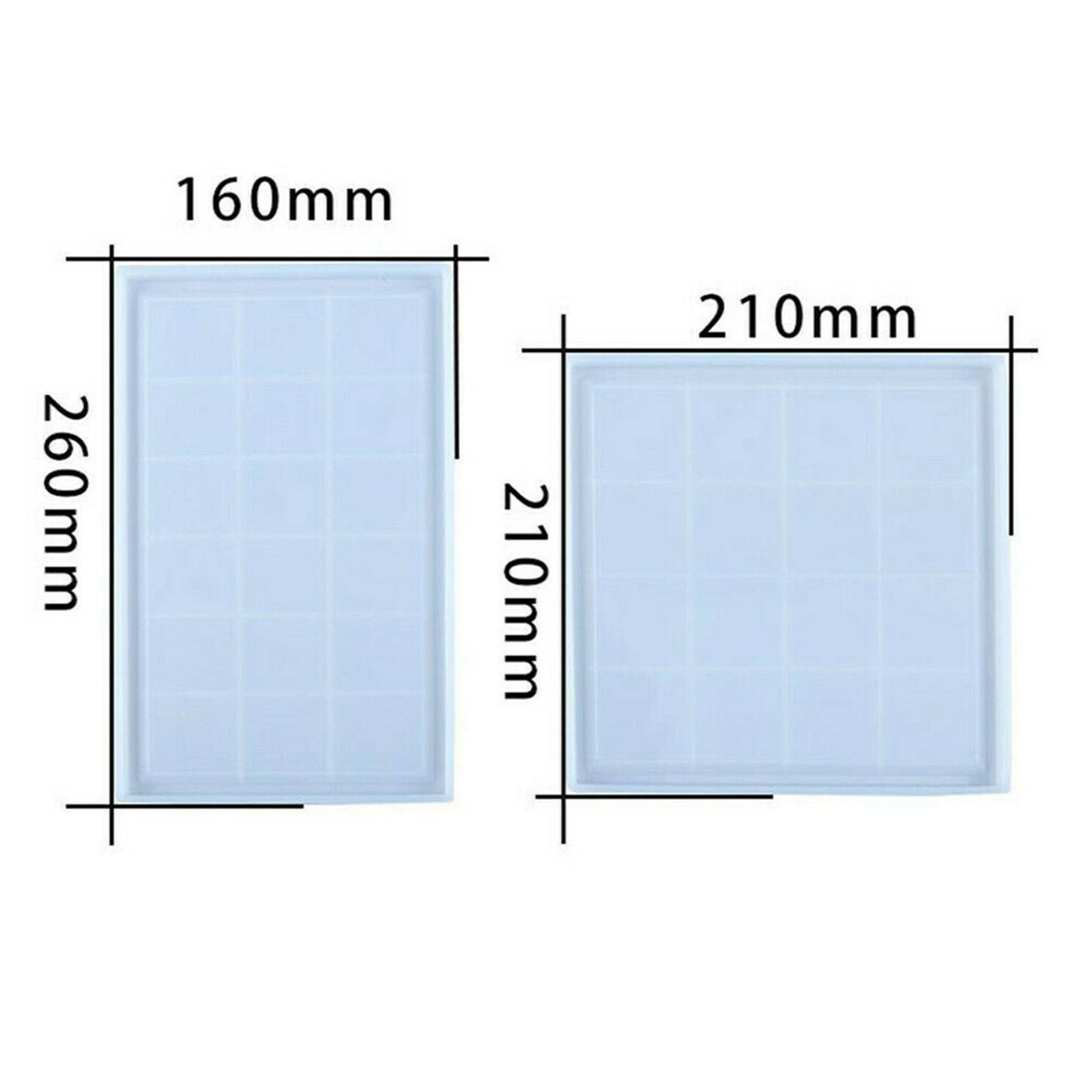 Silicone Tray Mold Large Resin Serving Tray Mold &Edges DIY Epoxy Casting Moulds eBay