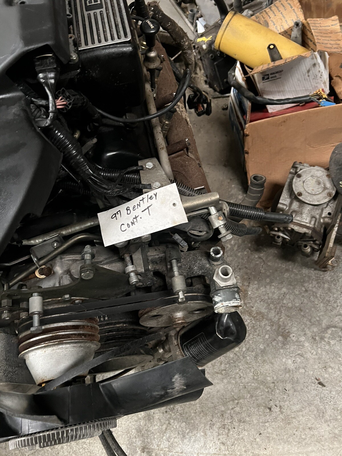 COMPLETE ENGINE MOTOR TESTED 6.8L BENTLEY CONTINENTAL T 1997 $1500 CORE CHARGE