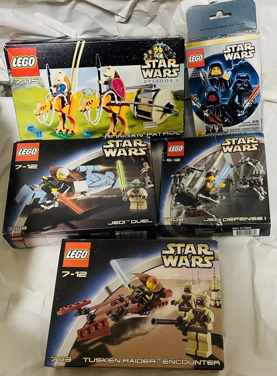 LEGO Star Wars: 3340 7103 7113 7115 7203 Never Opened Boxes 