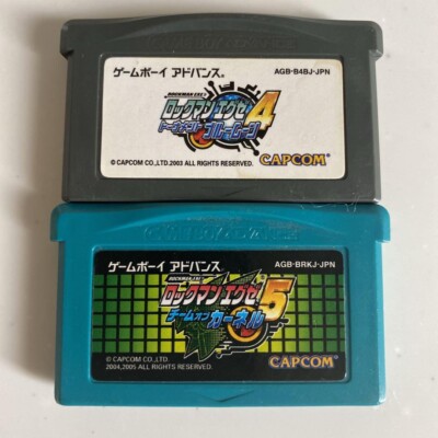 Rockman Exe 4 & Mega Man Battle Network 5 Team Colonel Set GBA japanischer Ver