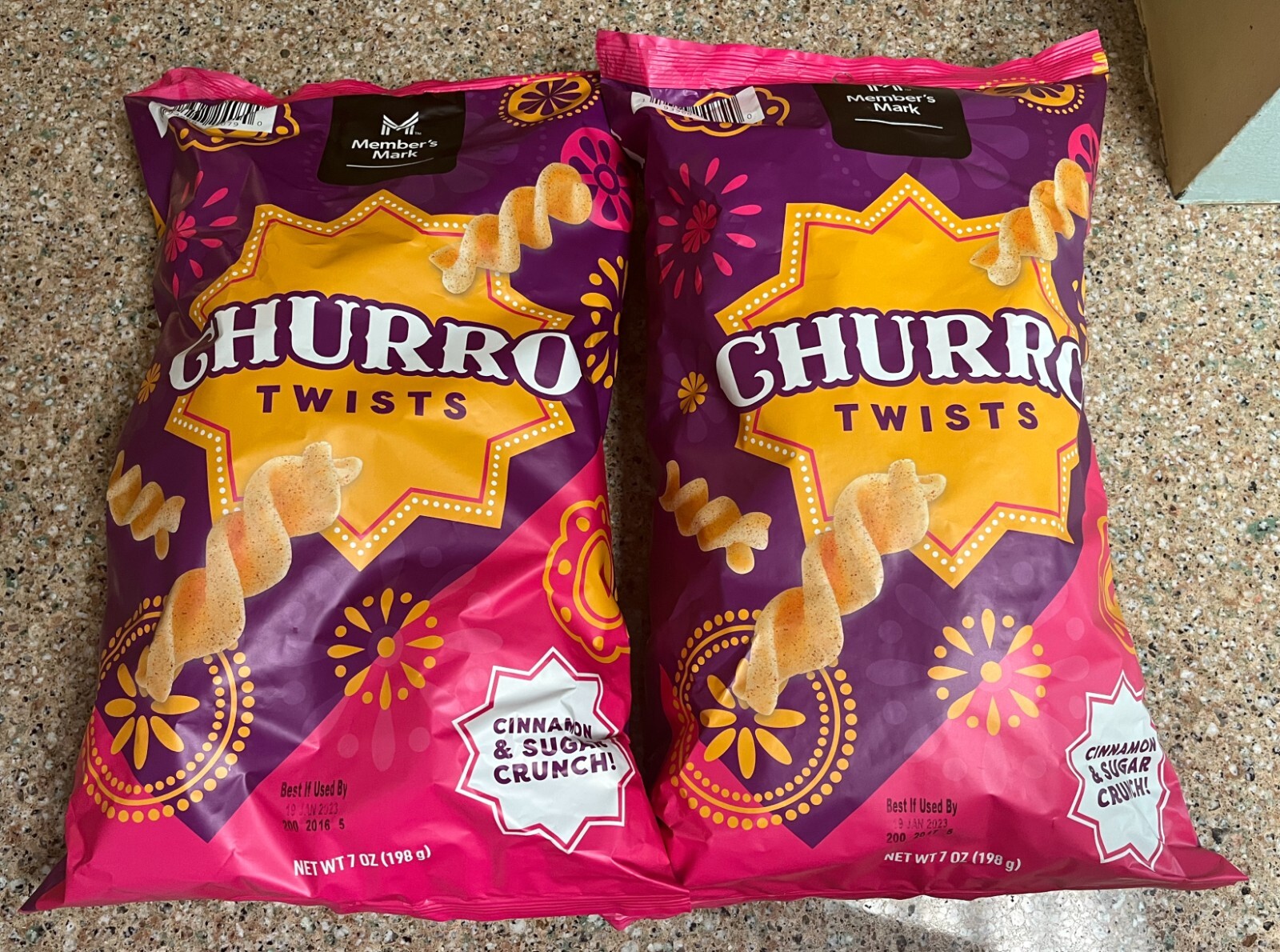 Member s Mark Churro Twists 7oz Cinnamon Sugar Set Of 2 FREE SAME DAY 