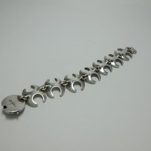 Georg Jensen Bracelet #130B Lapis Lazuli Sterling Silver 925 Koppel - Picture 5 of 7