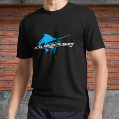 AQUASPORT BOATS LOGO Active T-Shirt Logo Men's T-Shirt Funny Size S to 5XL