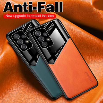 Case For Samsung S24 S23 FE Ultra S22 Plus A55 A54 A34 Hybrid Leather Thin Cover