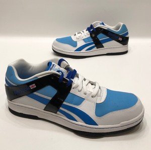 reebok clasicos blancos con azul