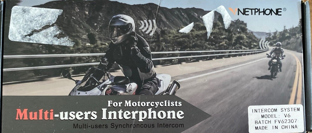 Netphone V6c Riders Multi-interphone for Motorcyclists
