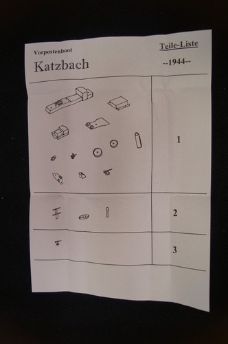 HP Models 1:700 WL barca avamposto come nave sperimentale "Katzbach" -1944- - Foto 7 di 7