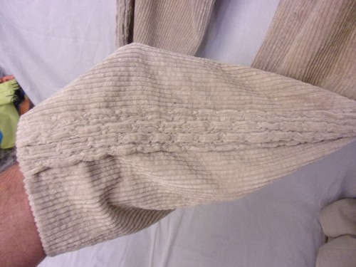 Chanel Paris Tan Corduroy Pants Braided Side Seam size 38 Great Pants - Picture 4 of 8