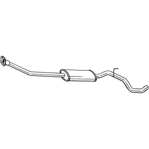 Silencieux Central Pour Honda Accord 94-98 2.0 16V - Neuf Avec étiquette - Acier Aluminisé
