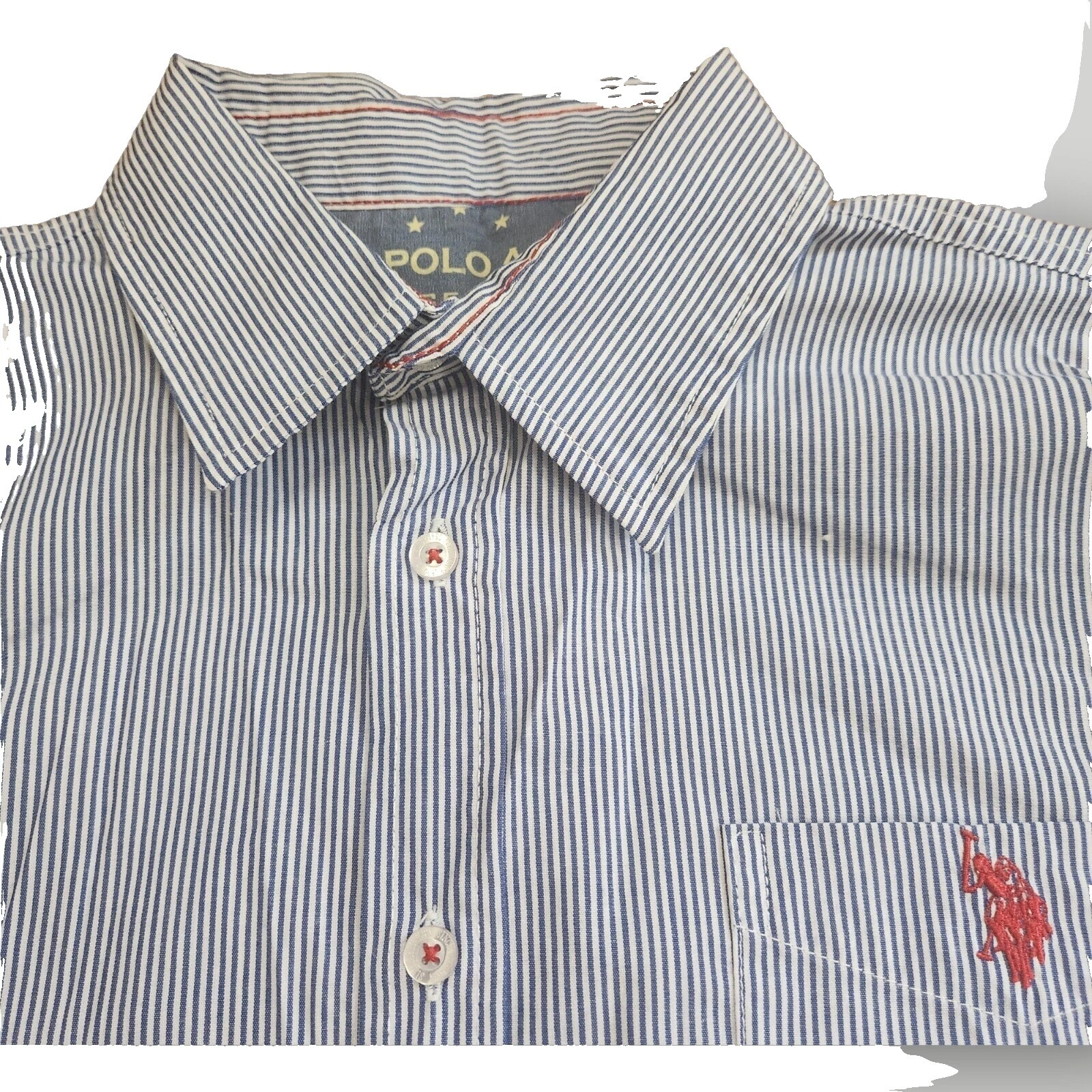 100% Algodón Camisas de vestir US Polo Assn. para hombres