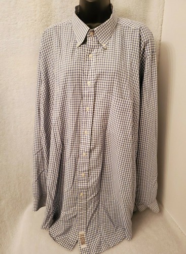 Natural Exchange by Alexander Lloyd Button Down Shirt Size 19 Tall 37 38 Mens - Foto 1 di 4