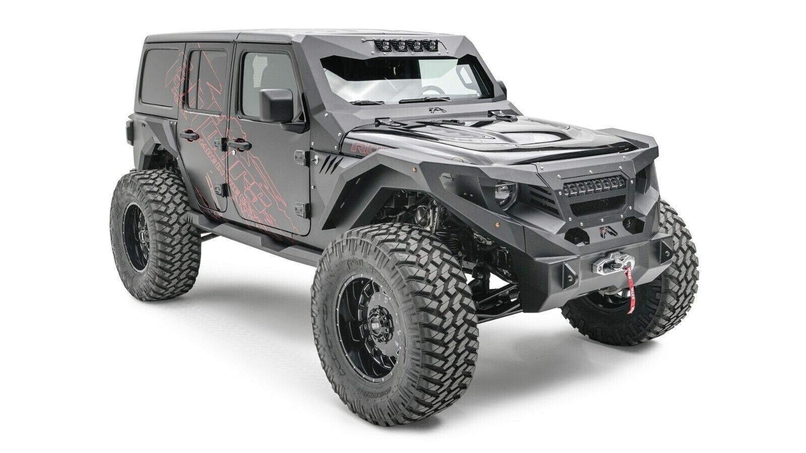 Fab Fours Grumper Fender System Fits 18-22 Jeep JL / 20-22 Gladiator