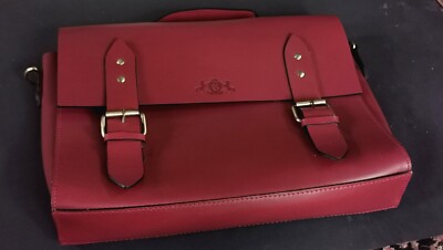VS exklusive Leder Aktentasche bordeauxrot für Damen und Herren