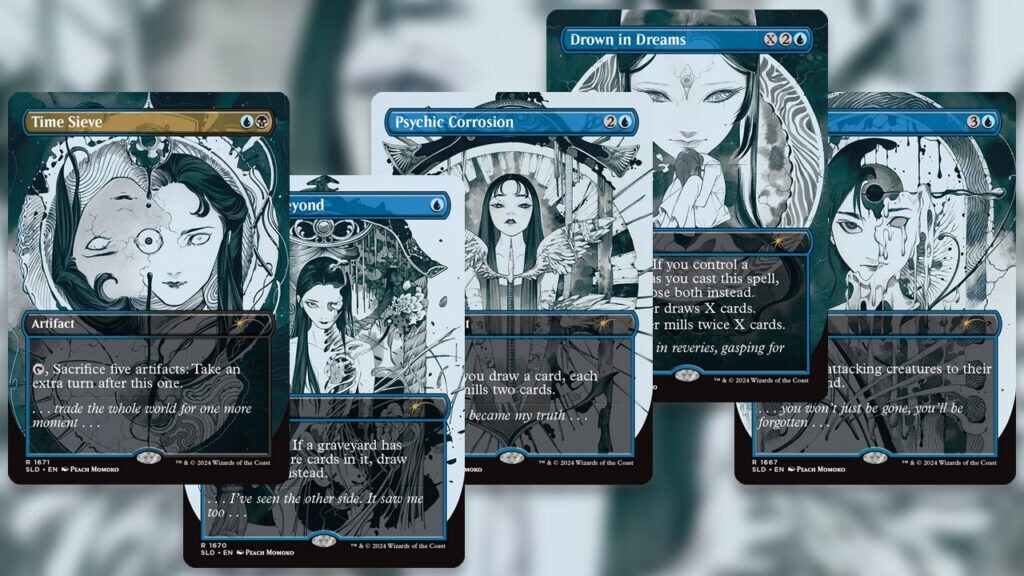 MTG Secret Lair Peach Momoko Foil ② MTG Secret Lair: Featuring: Peach Momoko (Foil Edition