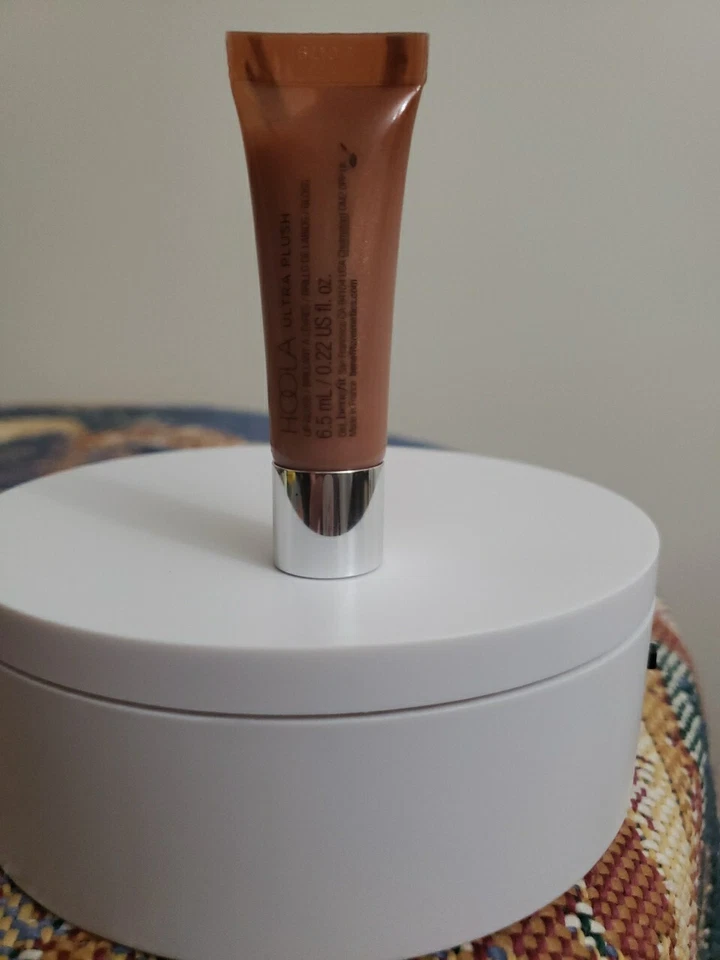 Benefit Hoola Ultra Plush Shimmered Lip Gloss 0.22 oz travel size New! - Image 3 of 4