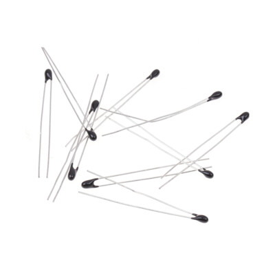 10Pcs Thermistor B3435 NTC-MF52-103F 10K Ohm 1% Temperature Sensor