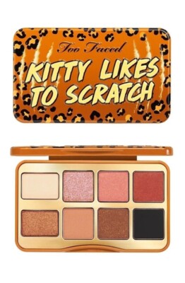 Too Faced KITTY LIKES TO SCRATCH On The Fly Mini Eyeshadow Palette - New in Box