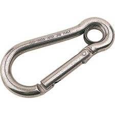 Sea-Dog Line Snap Hook with Eye Insert - Toothless Key Lock System, stainless...