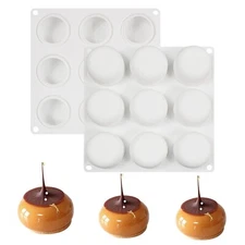 mostsom Silicone Chocolate Half Round Mold Medium Semi Sphere Silic... Fast Ship