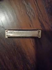 HOHNER Germany HARMONICA 10 hole Antique No.A440 Marine Band Key of C Pre-owned