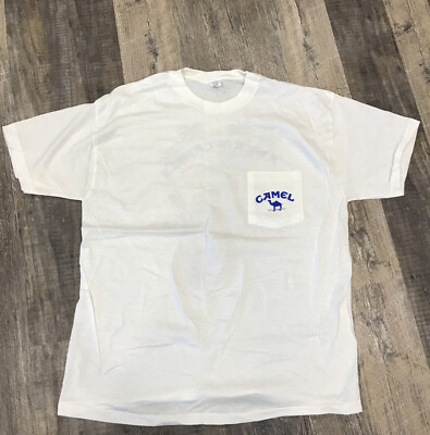 Joe Camel A Pack Of Camels Single Stitch Graphic T Shirt Size XL 90 s Vintage