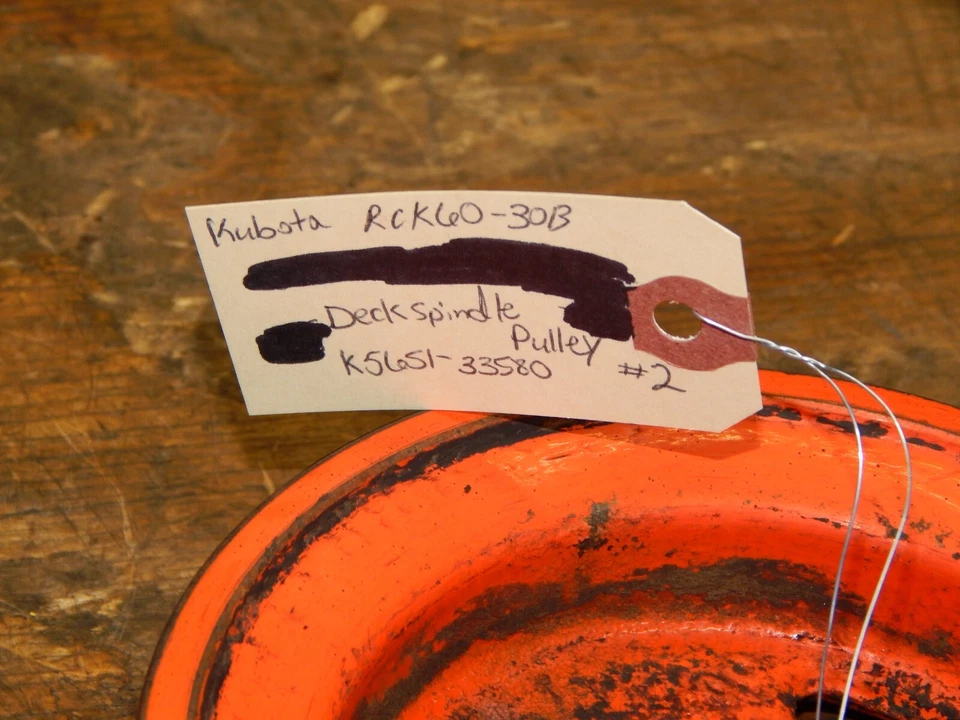 Polea de husillo de cubierta Kubota RCK60-30B #2 K5651-33580 Foto 4 de 4