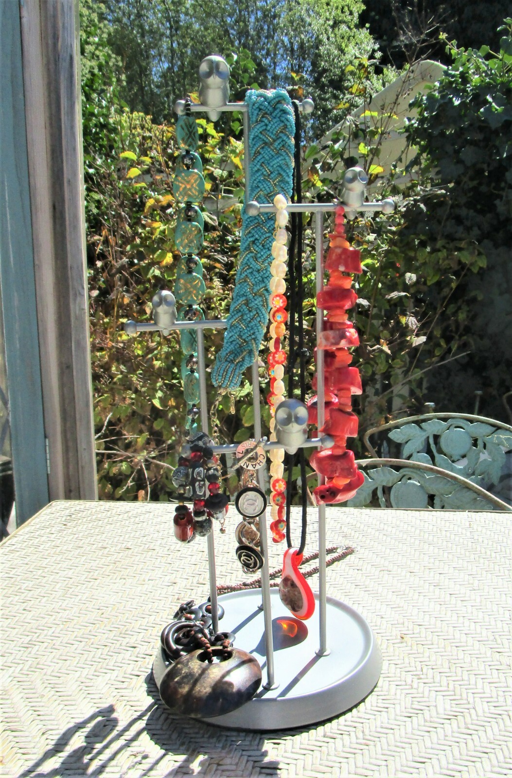 Umbra Loft 4tier Owl Jewelry Holder Alan Wisniewski Design Brushed