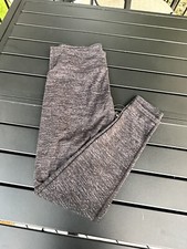 Nordstrom Zella High Waist 7/8 Ankle Length Leggings Women's Size L Gray Yoga