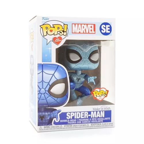 Funko POP! Marvel: Make-A-Wish - Spider-Man (Metallic) SE