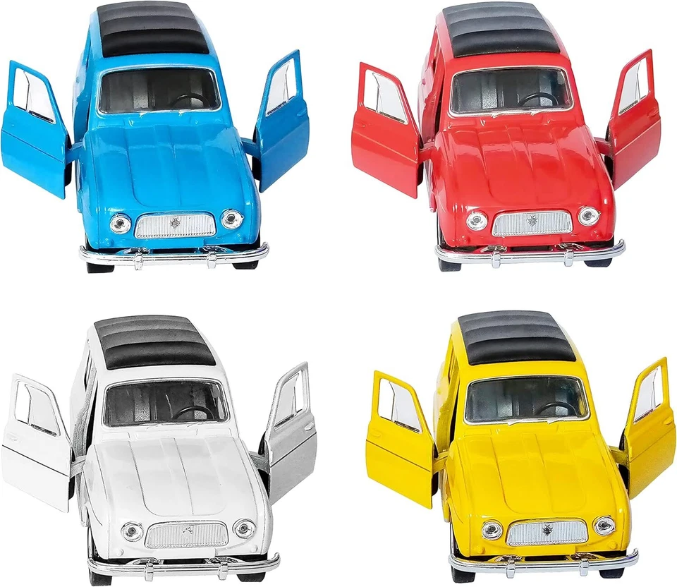 RENAULT 4 R4 Quatrelle Welly Modellauto Metall Modell Auto Spielzeugauto 4Var 55 - Bild 4 von 4