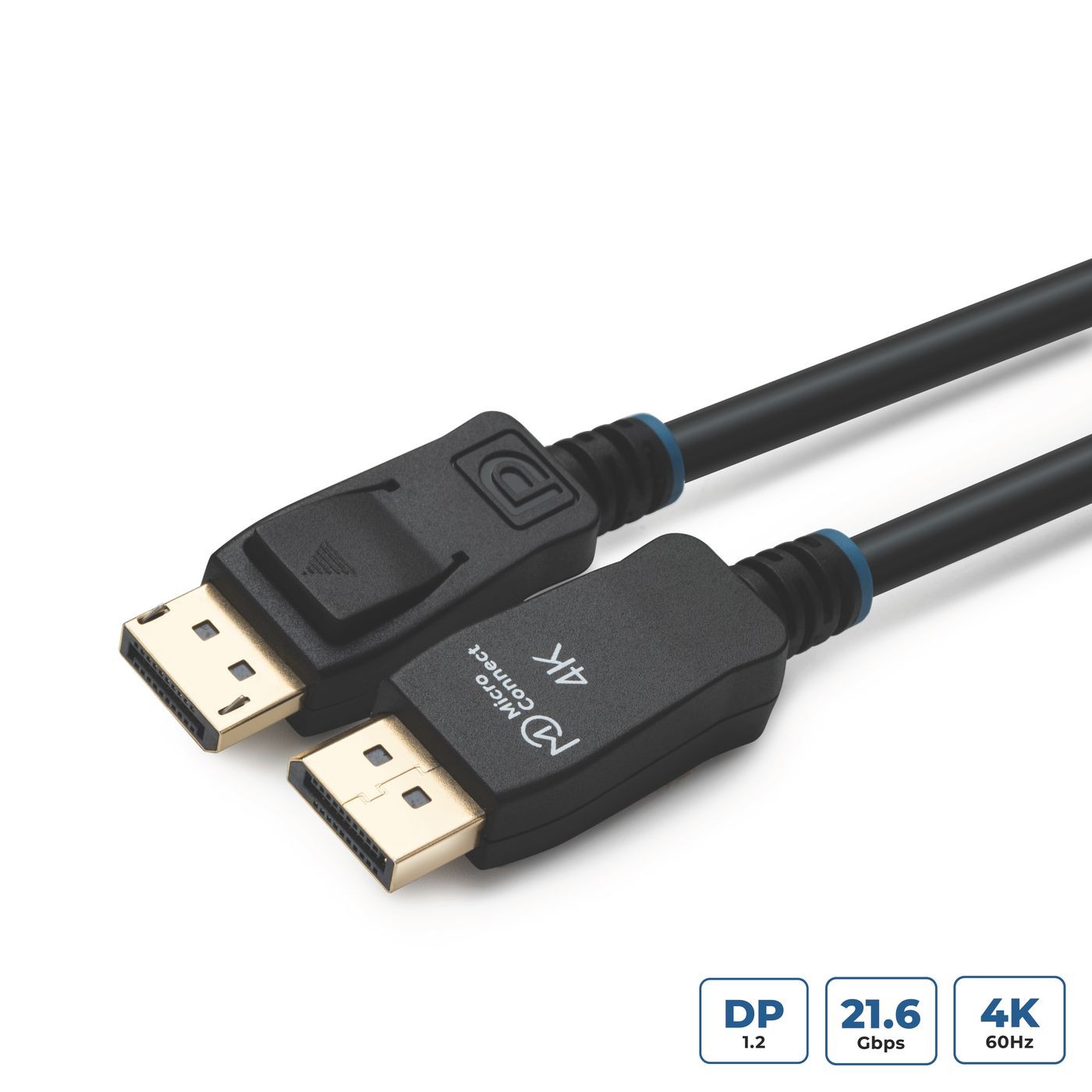 MicroConnect MC-DP-MMG-700 DisplayPort Cable 7m – 4K UHD, Gold-Plated, RoHS