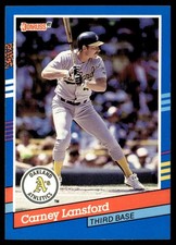 1991 Donruss Carney Lansford Oakland Athletics #273