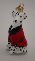 Glas-Ornament Dalmatiner 10 Cm • Mundgeblasen • Handbemalt • Hund Figur • Deko