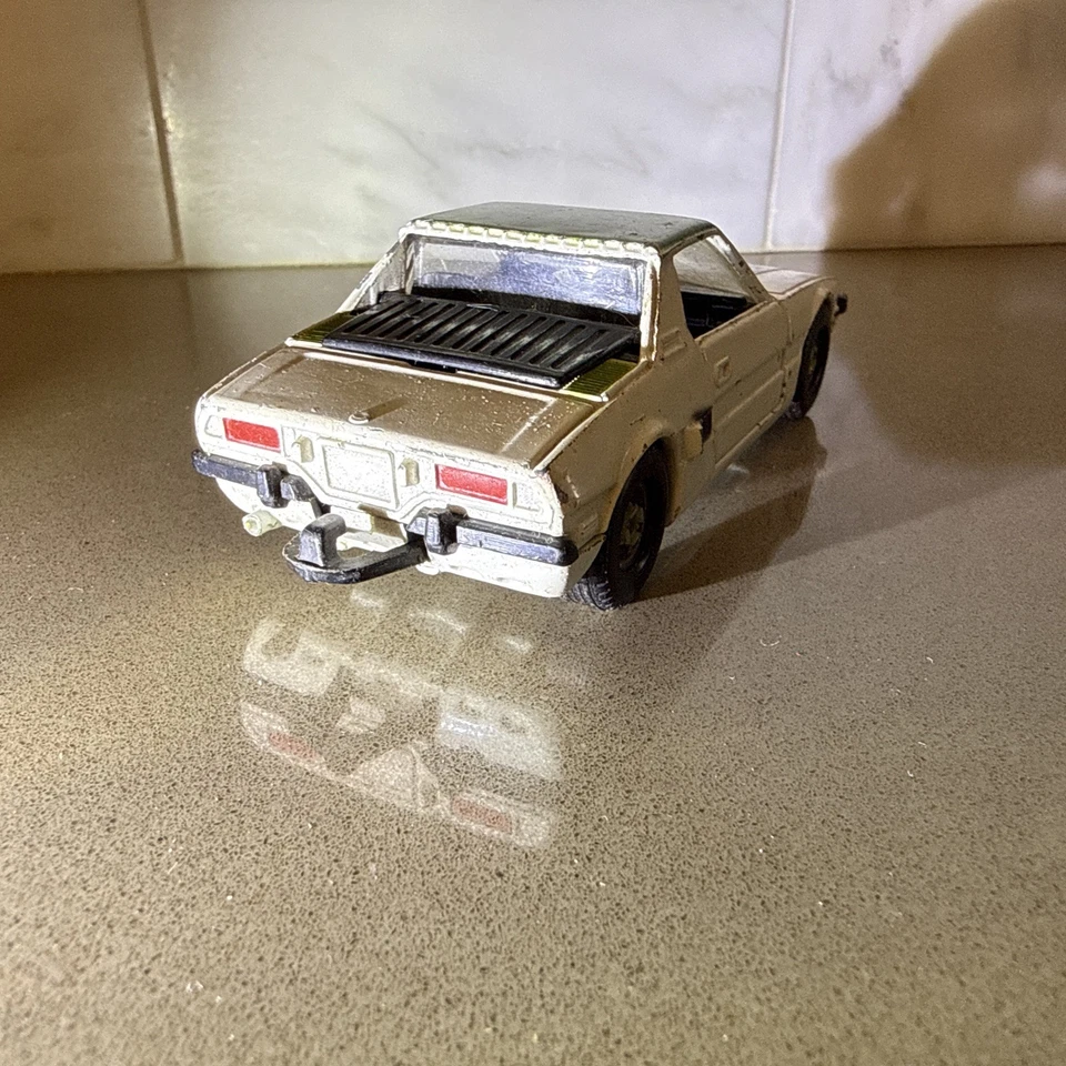 Corgi Fiat X 1/9 Toy Car Vintage Collectible Diecast White Model - Image 3 of 4
