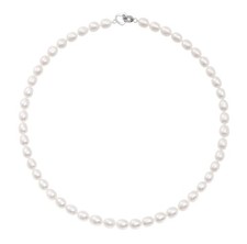 Freshwater Pearl Necklace Women 6-8mm Dainty Beaded Choker Wedding Bridesmaid...