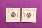 2026 P & D Emerging Liberty Dimes "BU"  In Coin Flips! **FREE SHIPPING**#wj525