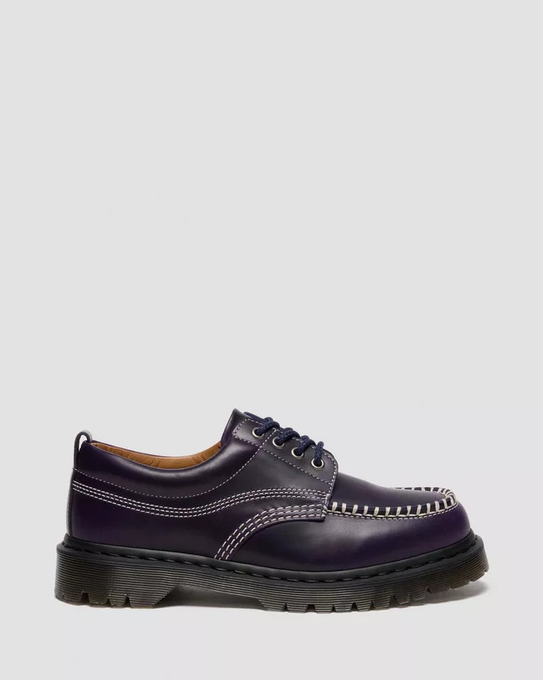 j*a様 ドクターマーチン Lovell New ブラウン US6 UK4 美品 DR. MARTENS LOWELL GENUINE ORLEANS LEATHER MOC TOE MEN'S SHOES