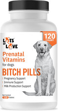 Bitch Pills  Dog Prenatal Vitamins  Prenatal Vitamins for Dogs  Prenatal for